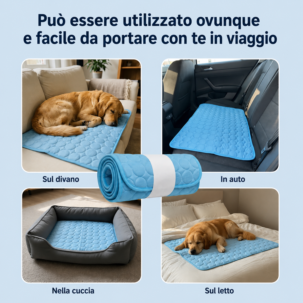Pawlab Tappetino Rinfrescante Cane e Gatto