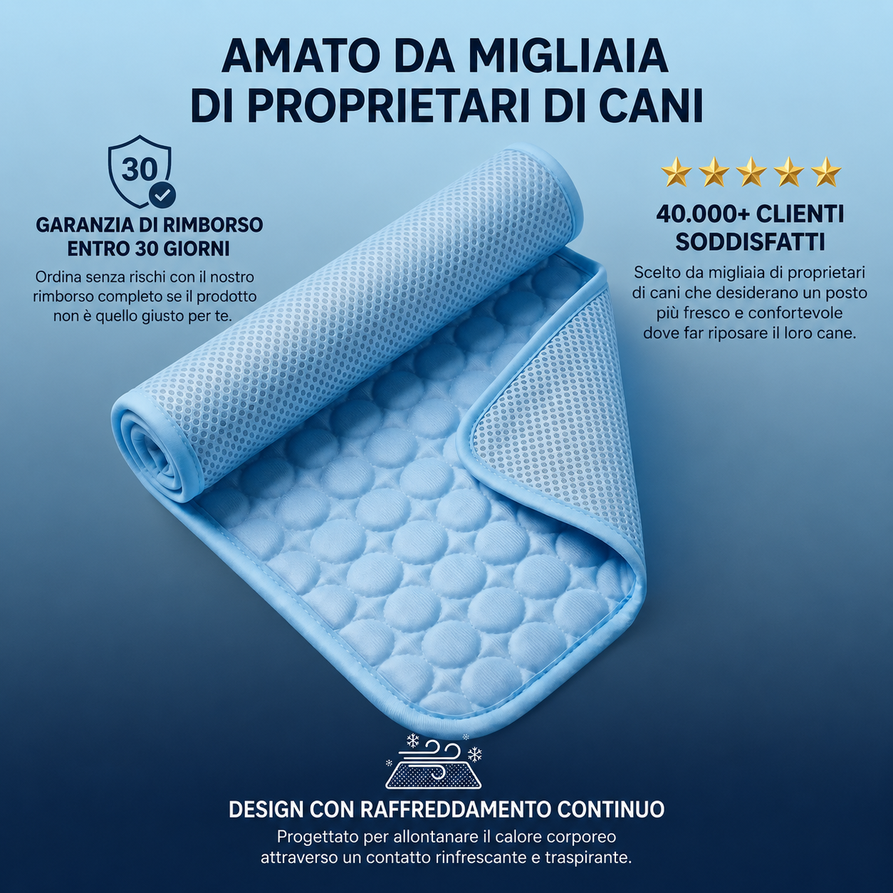 Pawlab Tappetino Rinfrescante Cane e Gatto