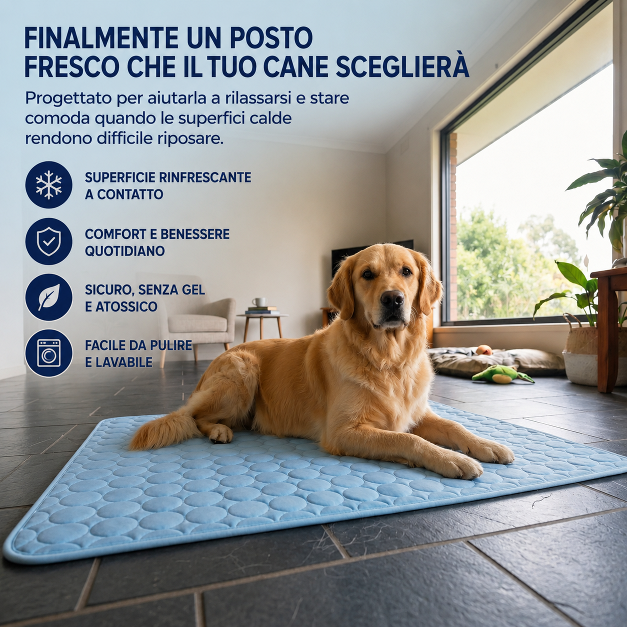 Pawlab Tappetino Rinfrescante Cane e Gatto