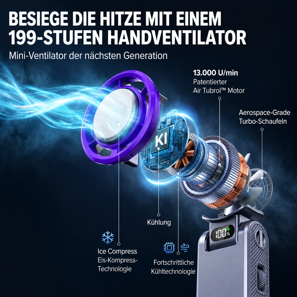 Kuehlheld™ - Handventilator